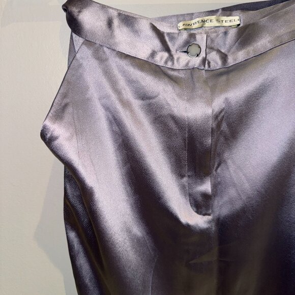 vintage fishtail maxi skirt with bead button - Picture 6 of 6